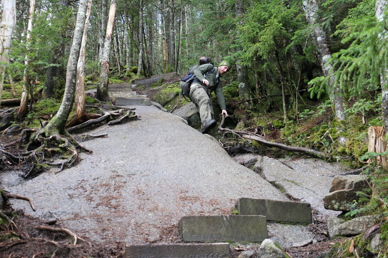 Steeper section of the Fishin' Jimmy.