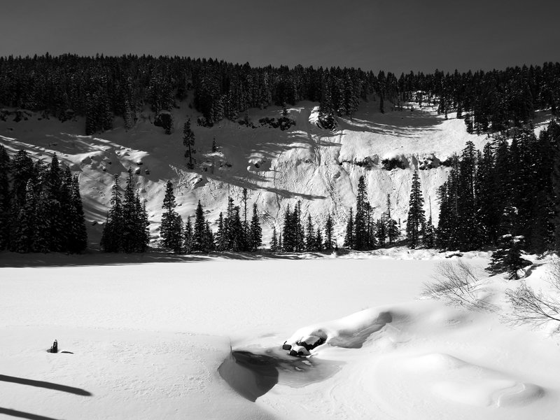 North Lake in winter