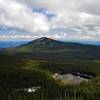 Mount Defiance and North Lake from Green Point Mountain.