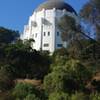 Griffith Observatory from below