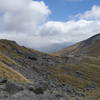 Edge of The Remarkables Ski Area viewed from the Lake Alta Track