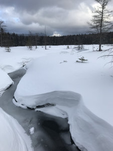 Creek feeding into Lonesome Lake