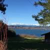 Views of the Olympics at the west end of the Cross Island Trail