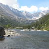 Spectacular view of Mills Lake on the way to Black Lake