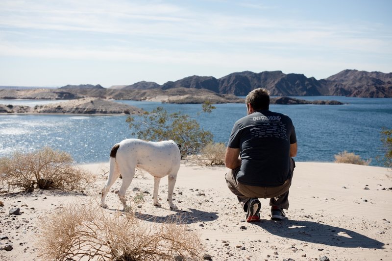 Lake Mead Views from top of dune