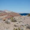 Lake Mead looking up lake. Telephone cove to the right.