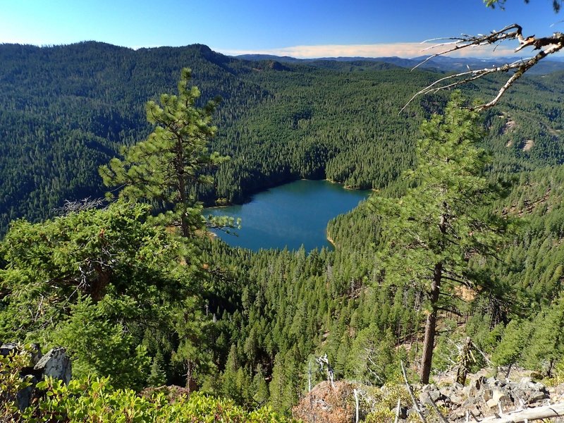 Fish Lake from the Rocky Rim Trail