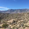 Looking south up into the Santa Rosa Mountains.