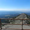 View looking south towards the Grand Canyon, Hayden Valley and Yellowstone Lake on a hazy sunny day in 2015.