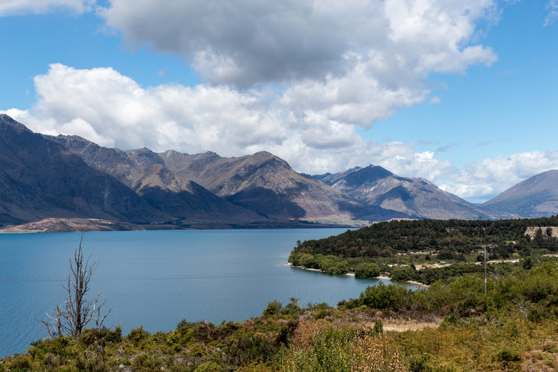 Lake Wakatipu on the way up to Lake Dispute