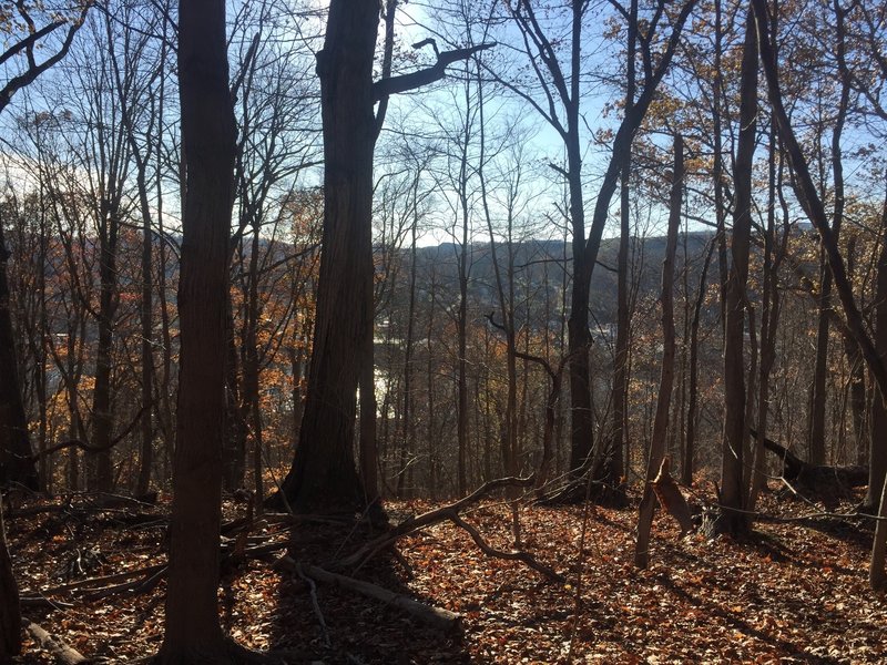 View of the Monongahela River valley from the Strausbaugh Trail