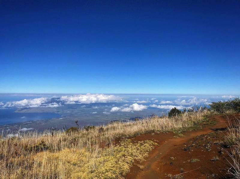 Intersection of Maui Skyline and Mamane Trail