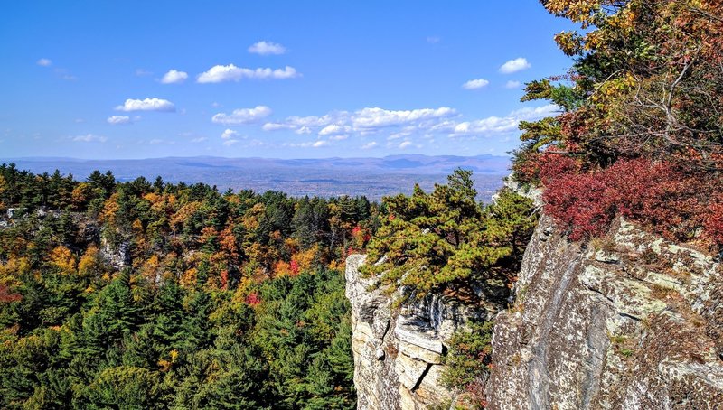 One of the first sights after managing the crevice climb through the Lemon Squeeze in New Paltz, NY