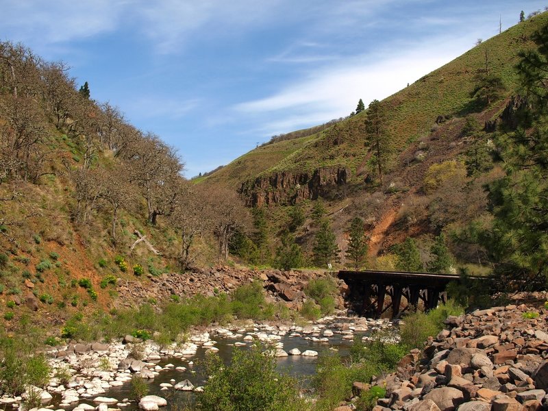 Another trestle across Swale Creek