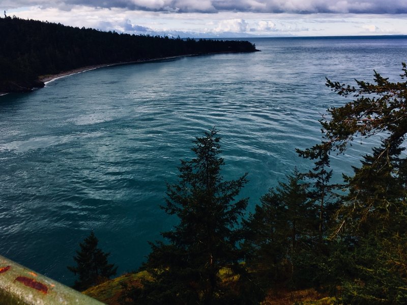 Looking N out of Deception Pass.