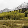 Looking back at Engineer Mountain