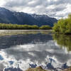 Reflections in the southern Glenorchy Lagoon