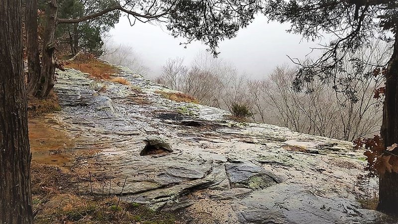 Owl Bluff (on a foggy day)