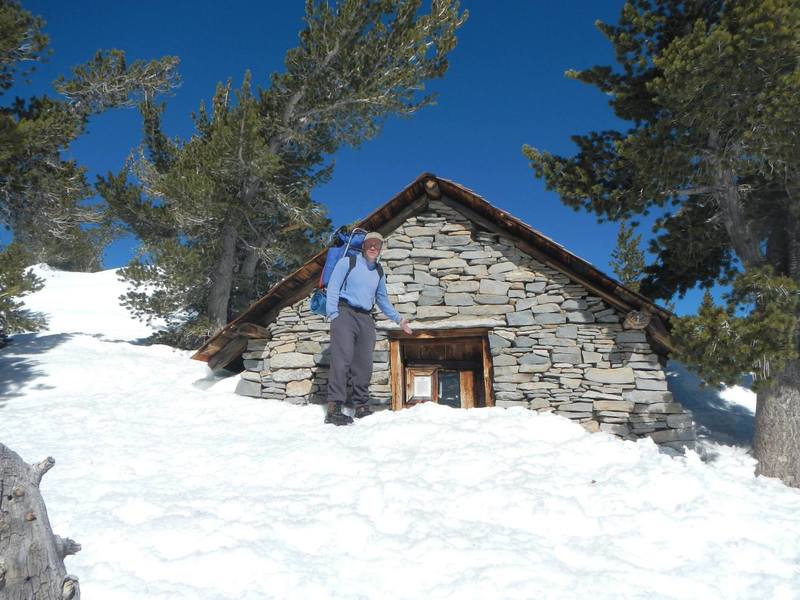 The cabin at San Jacinto peak - January 2017