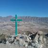 View of the Franklin Mountains and the valley.