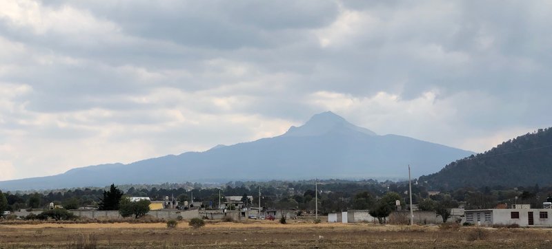 La Malinche seen from the Road