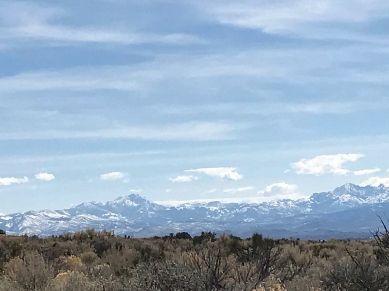 Looking off towards the Sierra Nevada across the Carson Valley