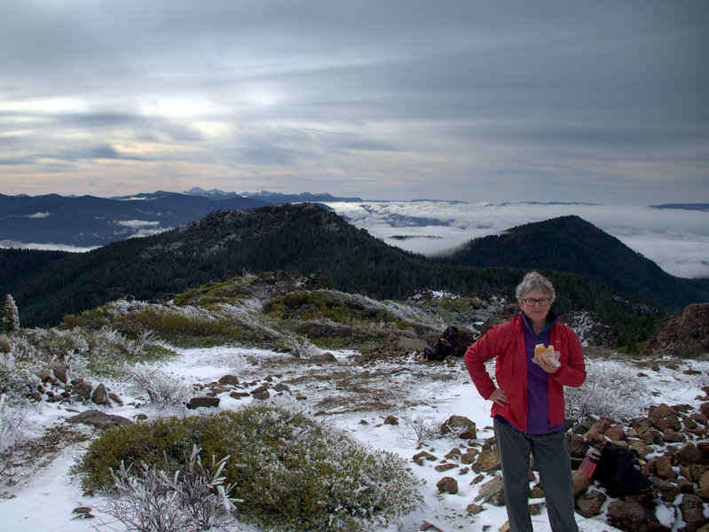 On Kerby's summit in February