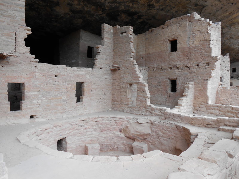 View of the Kiva and dwellings