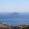 View of Anacapa Island from Montañon Ridge.