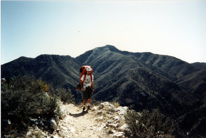 Guadalupe Mt hike on Bear Canyon Trail.