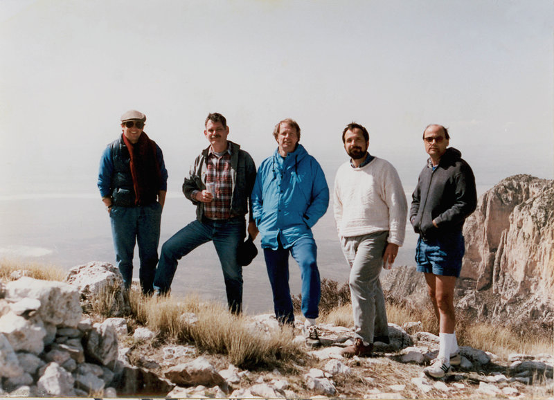 Guadalupe Peak, the highest point in Texas.