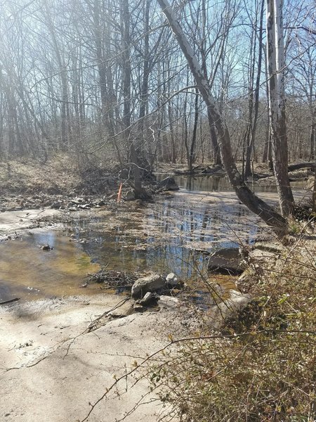 Next to Bull Run Creek