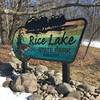 The sign at Rice Lake State Park