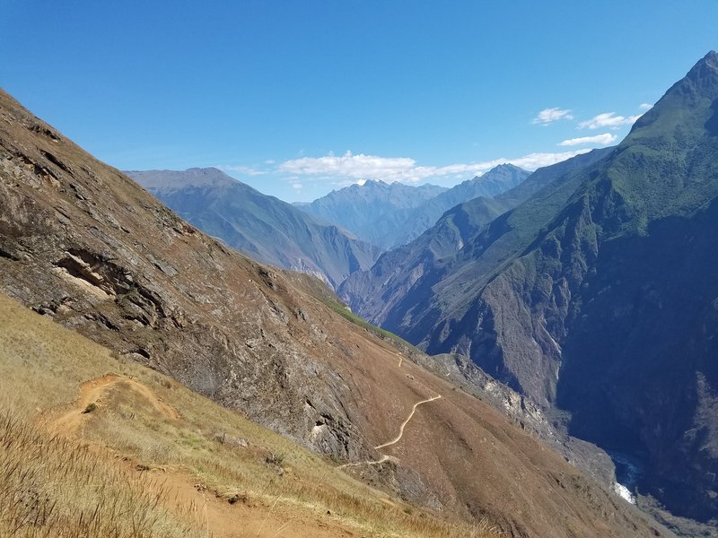 Descending into the first valley