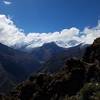 Crossing the highest pass at 13,500 feet (with several glaciated peaks in the background!)