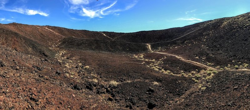 Inside the Amboy Crater.