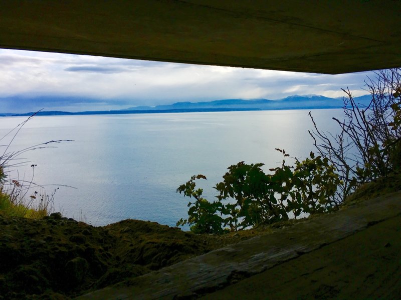 Lookout out of the FC/BC Station. No, there were not guns mounted in here, just high powered telescopes.