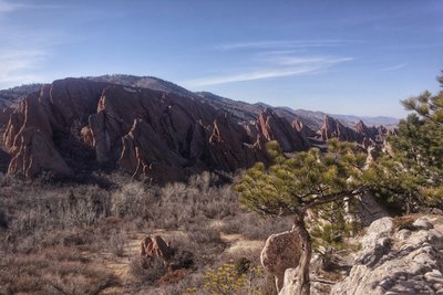 Lyons Overlook, right in the middle of the Fountain Formation