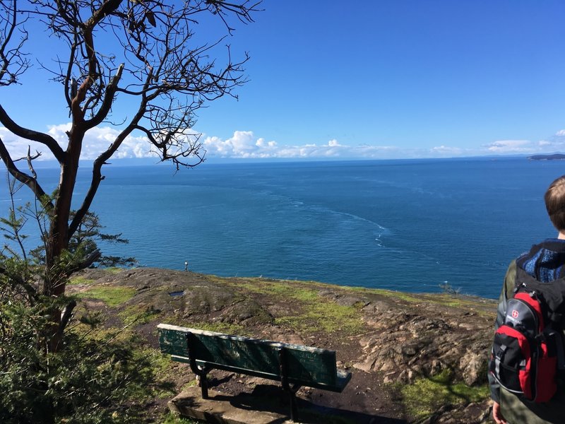 Looking NW at Sares Head.