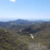 One of the first vistapoint views on the trail starting from the bottom of Sandstone Peak Loop.