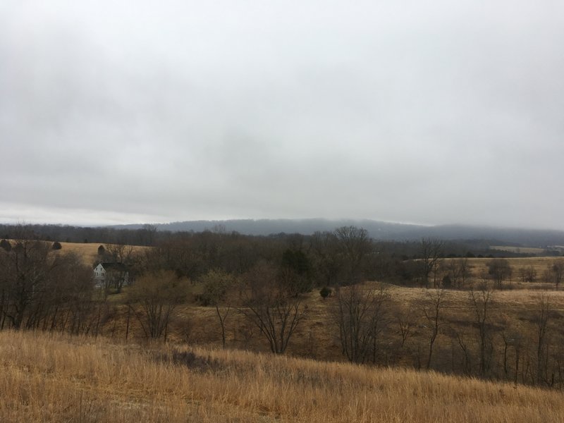 Looking across the hills to the south of Antietam Battlefield