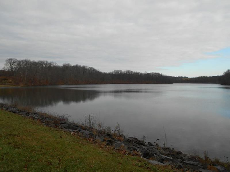 Wolf Run Lake from dam