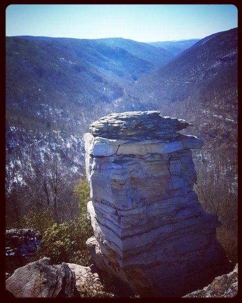 The overlook at Lindy Point