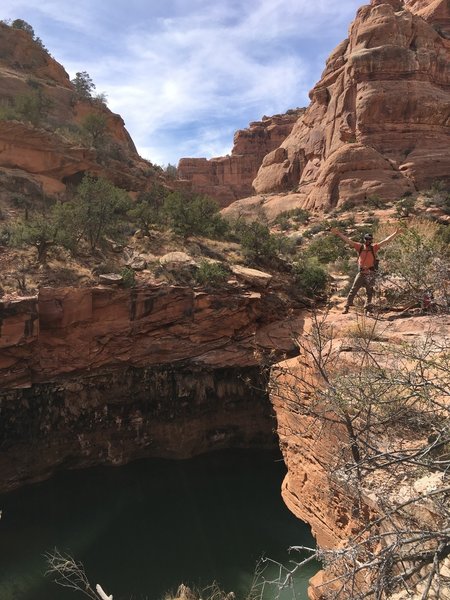 Above Large Pool in Owl Canyon
