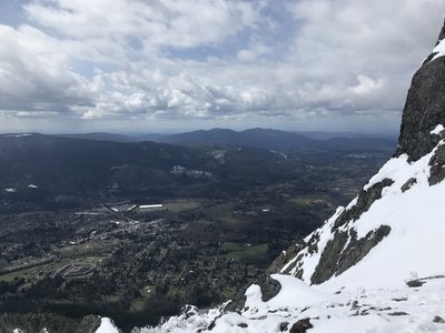 Looking over North Bend at the base of the "haystack".