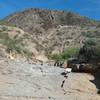 View of the arroyo and Robledo mountains