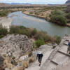 climbing to Rio Grande viewpoint