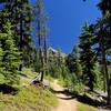 Mount Thielsen from the trail.