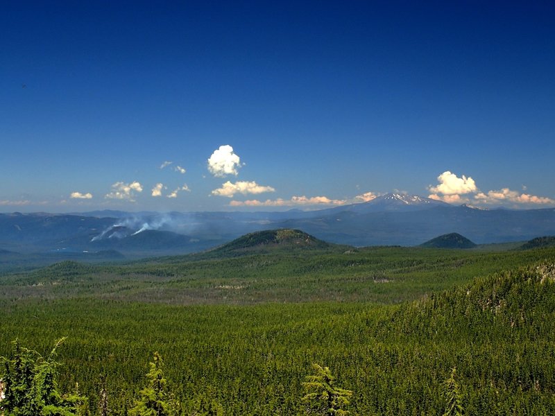 Mount Bailey from the trail junction.