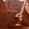 Sand Dune Arch is named for the deep sand you'll walk through to get to and under it.